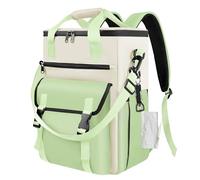 HIKERBRO Cooler Backpack, 36 Cans Insulated & Leak Proof Backpack Cooler for Women, Stylish & Portable & Waterproof Cooler Bag, Soft Ice Chest Lunch Box for Beach Picnic Outdoor Travel Work, Green