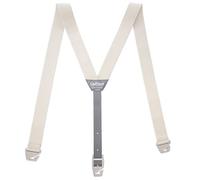 HIKERS - Upfitter Hidden Suspenders for Men Under Clothes - 3 Point Belt Loop, White, 53in - 3X