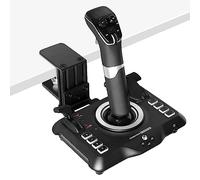 Hikig Desk Mount for Flight Sim Joystick Compatible With Turtle Beach VelocityOne Flightstick and Logitech G Extreme 3D Pro Joystick - Flight Controller NOT Included - Sturdy Desk Mount Holder - Black
