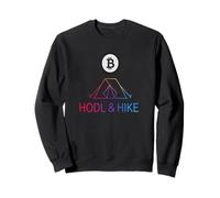 hiking adventure hike blockchain sats freedom invest Bitcoin Sweatshirt
