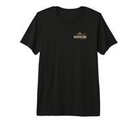 Hiking Adventure Never Stops Mountain Trail Compass Explorer Premium T-Shirt