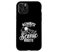 Hiking Always Take the Scenic Route Makes a Difference Case for iPhone 11 Pro