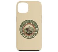 HIking and Dogs Wagging Tails Love to Hike Mountain Camping Case for iPhone 13