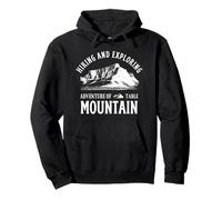 Hiking And Exploring Table Mountain in Adventure Graphic Pullover Hoodie