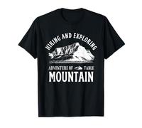 Hiking and Exploring Table Mountain in Adventure Graphic T-Shirt