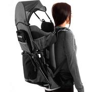 Hiking Baby Carrier Backpack - Comfortable Toddler/Baby Backpack Carrier System with Diaper Change Pad, Insulated Pocket + Rain and Sun Hood to Protect Your Child