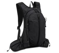Hiking Backpack 18L with Hydration Sleeve for Men Women, Black | Hydration Sleeve, Breathable, -scratch, Waist Belt Pocket, Unisex