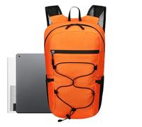 Hiking Backpack - 24 x 14 x 44 cm, 15 L, Oxford Fabric, Lightweight, Durable, Waterproof Outdoor Backpack with Multiple Pockets and Breathable Straps, Backpack for Hiking, Approx, Orange red, Siehe