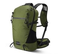 Hiking Backpack 25L Roll Top with Gear Loops for, green