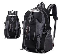 Hiking Backpack,40L Lightweight Travel Mountaineering Backpack Waterproof Sport Bags Climbing Rucksack, Black, (40L) US