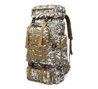 Hiking Backpack 80L tactical backpack Breathable Lightweight Hiking Rucksack Multi-functional Hang System Trekking Rucksack Outdoor Skiing Mountaineering Climbing Camping Backpack,urban camouflage