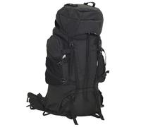 Hiking Backpack Black 80L 900D Oxford PU Coating Water-Repellent 37x20x65cm Pack