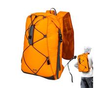Hiking Backpack for Men, Foldable with Shoulder Strap Storage | Large Capacity Outdoor Travel Bag for Men and Women Outdoor Fishing Travel Hiking Climbing Sports Neck, Colour: Orange, Se référer au