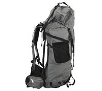 Hiking Backpack Grey 60 L Made of 900D Oxford Fabric with Metal Frame, Water-Repellent, Ergonomically Padded, Versatile for Hiking, Camping, Trekking and Outdoor Sports