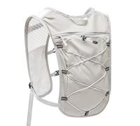 Hiking Backpack Lightweight 8L, 3D Breathable Mesh Backpack with Water Bottle & Phone Pockets, Travel Daypack for Men Women, Cycling & City Tour (Gray)