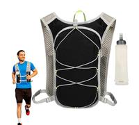 Hiking Backpack with Water Reservoir, Reflective Hydration System, with a 500 ml Soft Bottle Bladder and an Adjustable Shoulder Strap for Fitness, Camping, Travel, Skiing, Fitness and