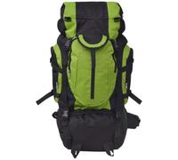 Hiking Backpack XXL 75 L Black Green Water Resistant Ergonomic with Zip Daypack for Hiking, Outdoor, Travel, Leisure, School, University, Work, Men, Women, Children