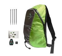 Hiking Bag LED - Outdoor Cycle Backpack with Wireless Remote Control,USB Rechargeable Bright Safety Lights Belt, High Visibility Bag for Night Running Jogging Cycling