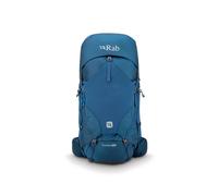 Rab - Hiking backpacks - Exion 55 Tempest Blue in Aluminium - Size M/L Blue M/L