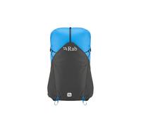 Rab Men's Syclon XP Backpack - Lightweight Waterproof Backpack for Hiking, Trekking, & Backpacking - Black/Maya Blue - 30-Liter (Back Length - Medium)