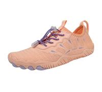 Hiking Barefoot Shoes Wide Toe Water Boots Sneakers Athletic Footwear Trainer for Men/Women Unisex Hike Waterproof Non-Slip Comfortable Shoe Box Breathable Pink