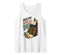 Hiking Book Lover Reading Backpack Camping Trail Reader Tank Top