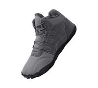 Hiking Boots For Winter, Fleece Lining Slip On Snow Boot Waterproof Warm Anti-Slip Walking Boots Fur Lined Thermal Cowboy Booties Outdoor Leisure Trekking Footwear Fashion Lightweight Unisex Shoe