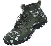 Hiking Boots Men's Women's Walking Shoes High Trekking Climbing Shoes Lace-up Outdoor Non-Slip Backpacking Camping Trails Shoes Camouflage