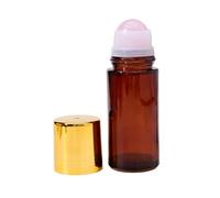 Hiking Chairs Pack Large 50ml Brown Glass Roll On Bottles With Natural Crystal For Refillable Empty Containers For Toddler Hiking Gear (One Size)