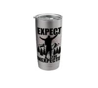 Hiking Climbing Wisdom Hard Way Mountains Saying Stainless Steel Insulated Tumbler