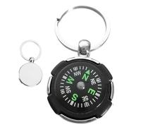 Hiking Compass - Compass Keychain Hiking Portable | Small Portable Metal Compass Zinc Alloy Portable Compass Navigation Equipment Survival Gadget for Hiking