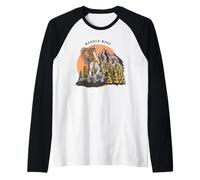 Hiking Designs - Wander More Raglan Baseball Tee