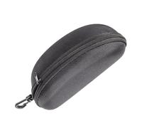 Hiking EVA Glasses Case with Hook - Oxford Fabric Zippered Protector for Sunglasses & Fragile Items - Shockproof Lining for Camping, Cycling & Trekking - Compact Portable Design