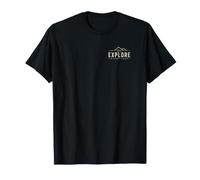 Hiking Explore Without Limits Mountain Trail Nature Explorer T-Shirt