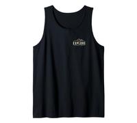 Hiking Explore Without Limits Mountain Trail Nature Explorer Tank Top