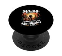 Hiking Find Me Where the Mountains Call PopSockets Adhesive PopGrip