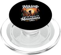 Hiking Find Me Where the Mountains Call PopSockets PopGrip for MagSafe
