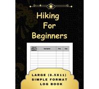 Hiking for beginners log book: Looking to record your hiking adventures and track your progress as a beginner hiker