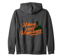 Hiking Fuels Happiness Mountain Explorer Zip Hoodie