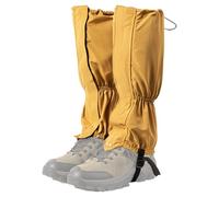 Hiking Gaiters - Medium Oxford Fabric Green, Resilient Ankle Wrap, Adjustable Buckle Fastening Hardware, Rugged Terrain Footwear Component | Forest Scrub Brush For Backpacking Trip Wild