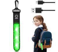 Hiking Gear Flash Strip - Bike Reflectors Reflective Pendant Light Strip, Light Bar Reflector Pendant, Safe for Adults And Children, Safety Warning Light for Hiking, Jogging, Cycling, Travel and More