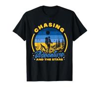 Hiking Hiker Chasing Adventure and The Stars T-Shirt