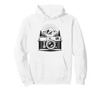 Hiking Hiker Mountains Photographer Camera Photo Pullover Hoodie