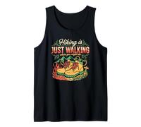Hiking is just Walking Where You Might die Vintage Hiker Tank Top