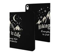 Hiking Is Life Slim Case Compatible with iPad 10th 9th 8th 7th Generation 2022 2021 2020 2019 Protective Cover Stand