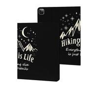 Hiking Is Life Slim Case Compatible with iPad 10th 9th 8th 7th Generation 2022 2021 2020 2019 Protective Cover Stand