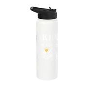 Hiking is My Escape from Reality Mountain Sunrise Stainless Steel Insulated Water Bottle