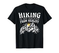 Hiking is My Escape from Reality Mountain Sunrise T-Shirt