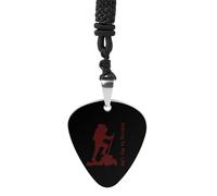 Hiking Is My Life Guitar Pick Pendant Necklace for Acoustic Electric Bass Players Guitar Accessories Guitarist Gifts