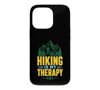 Hiking Is My Therapy Mountain Hiker Nature Trail Case for iPhone 13 Pro